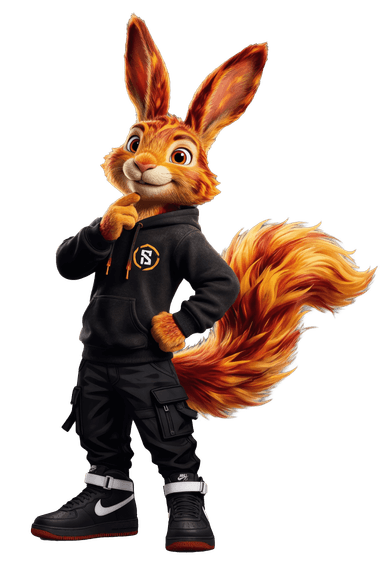 BidSwap mascot in a thinking pose